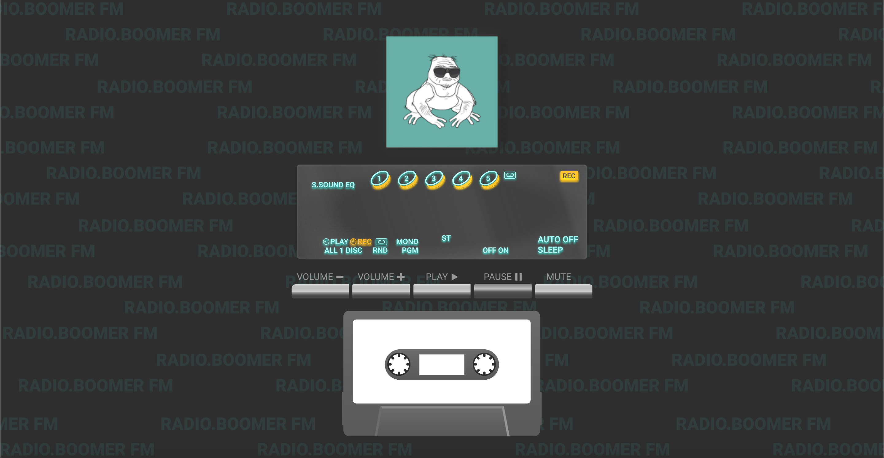 Radio.Boomer FM — Онлайн радио станция на JavaScript